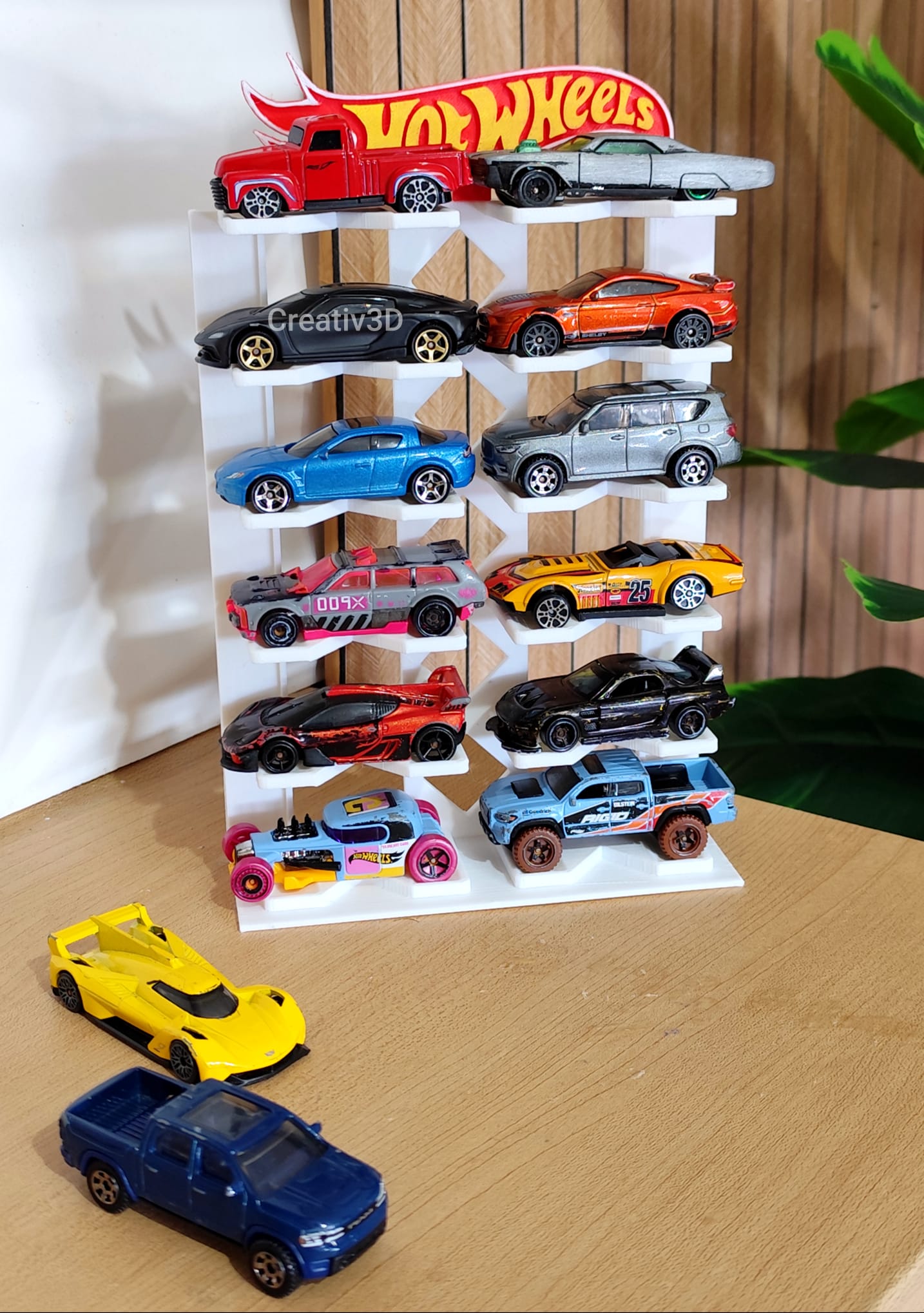 Suporte Organizador expositor vitrine para Carrinhos Colecionáveis Hot Wheels brinquedo