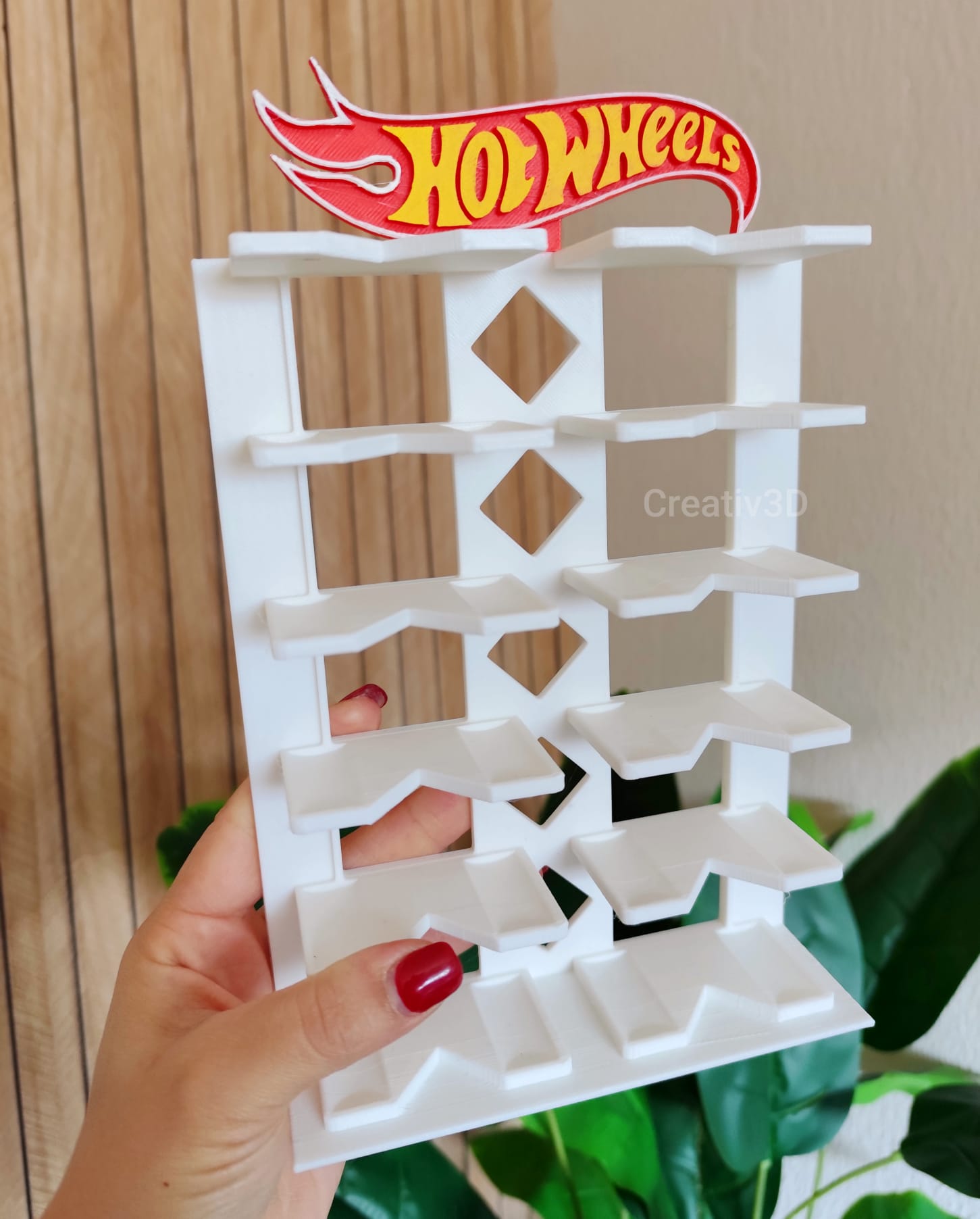 Suporte Organizador expositor vitrine para Carrinhos Colecionáveis Hot Wheels brinquedo