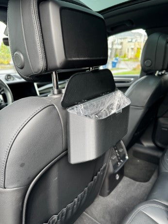 Organizador de Carro com Caixote do Lixo - Suporte de Encosto Multifuncional