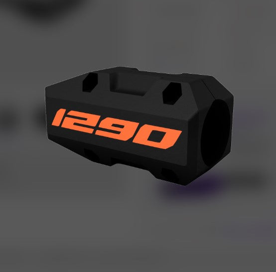 Abraçadeira 1290 KTM versão Preto Stealth relevo embutido polímero técnico Super Adventure Super Duke