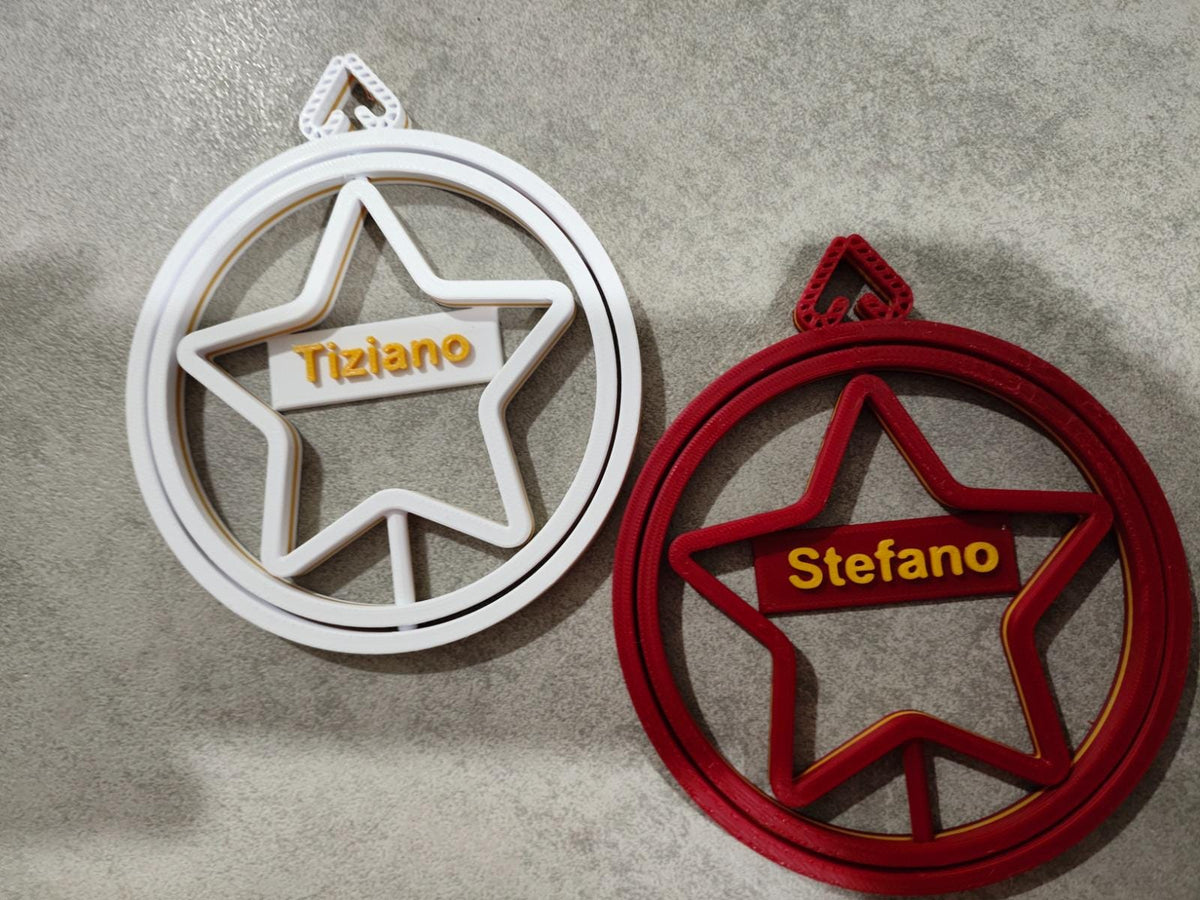 Bolas de Natal Personalizadas com nome - Creativ 3D