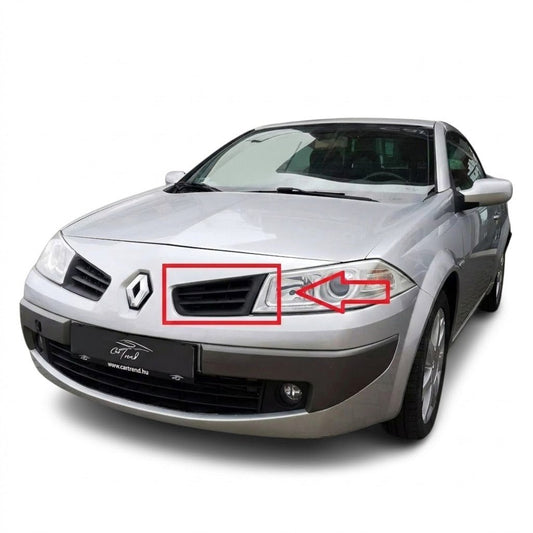 Grelha Frontal Superior Renault Megane II - Kit 2 grelhas Alta Qualidade - Creativ 3D