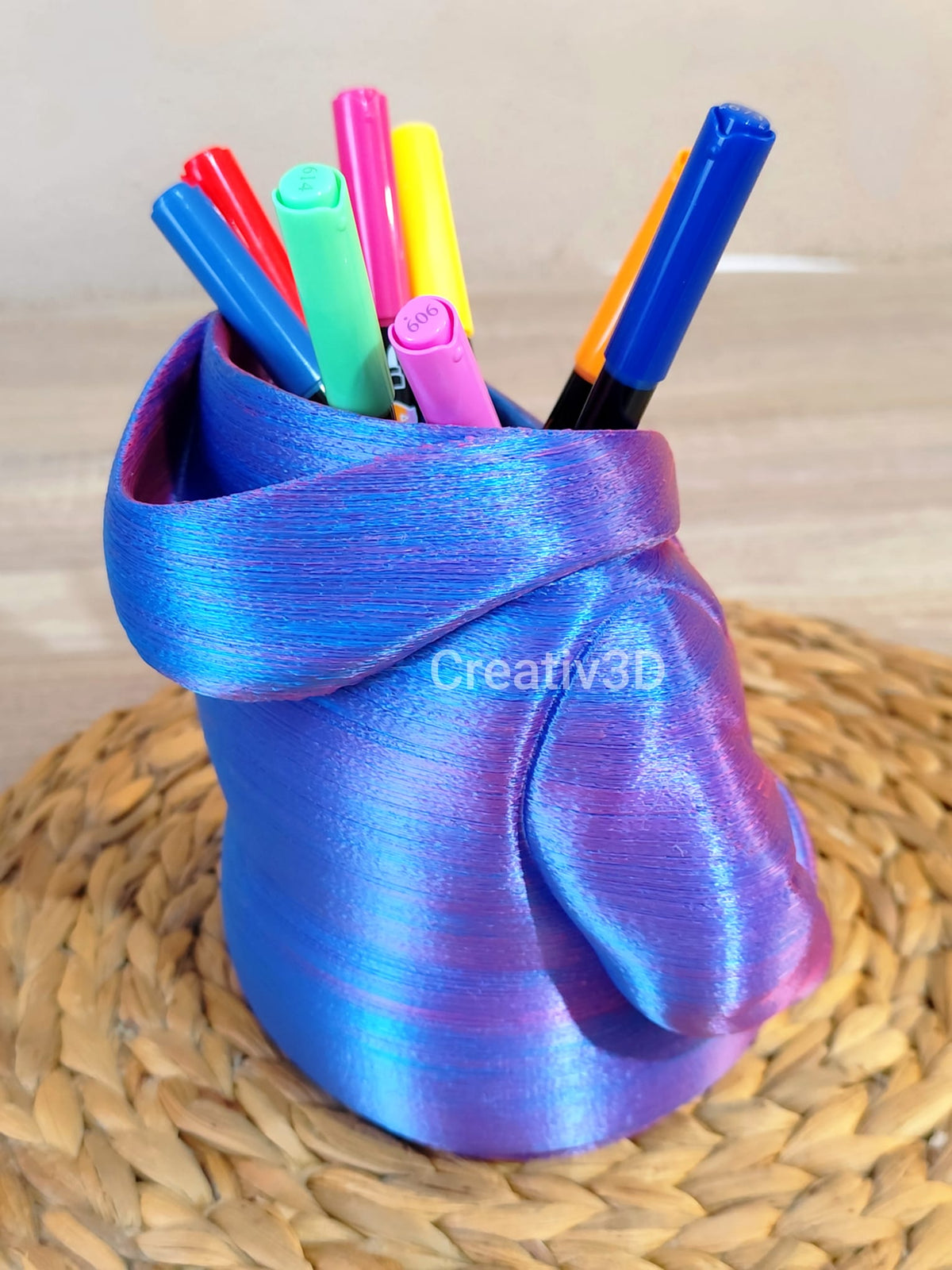 Organizador Hoodie 3D - Porta Canetas e Comandos - Creativ 3D