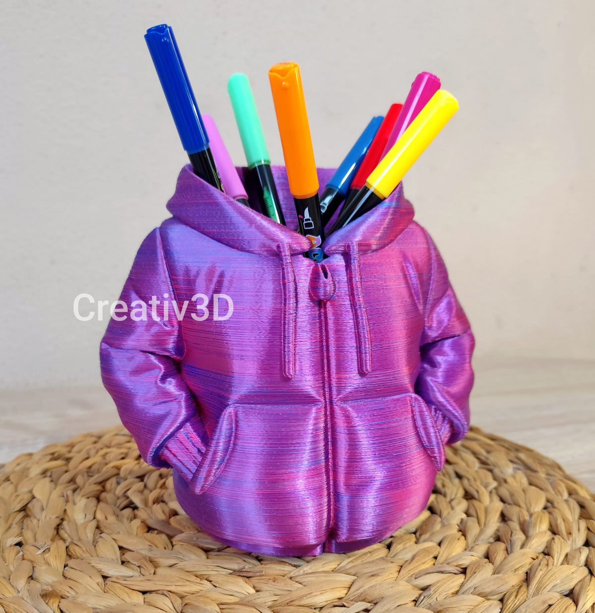 Organizador Hoodie 3D - Porta Canetas e Comandos - Creativ 3D