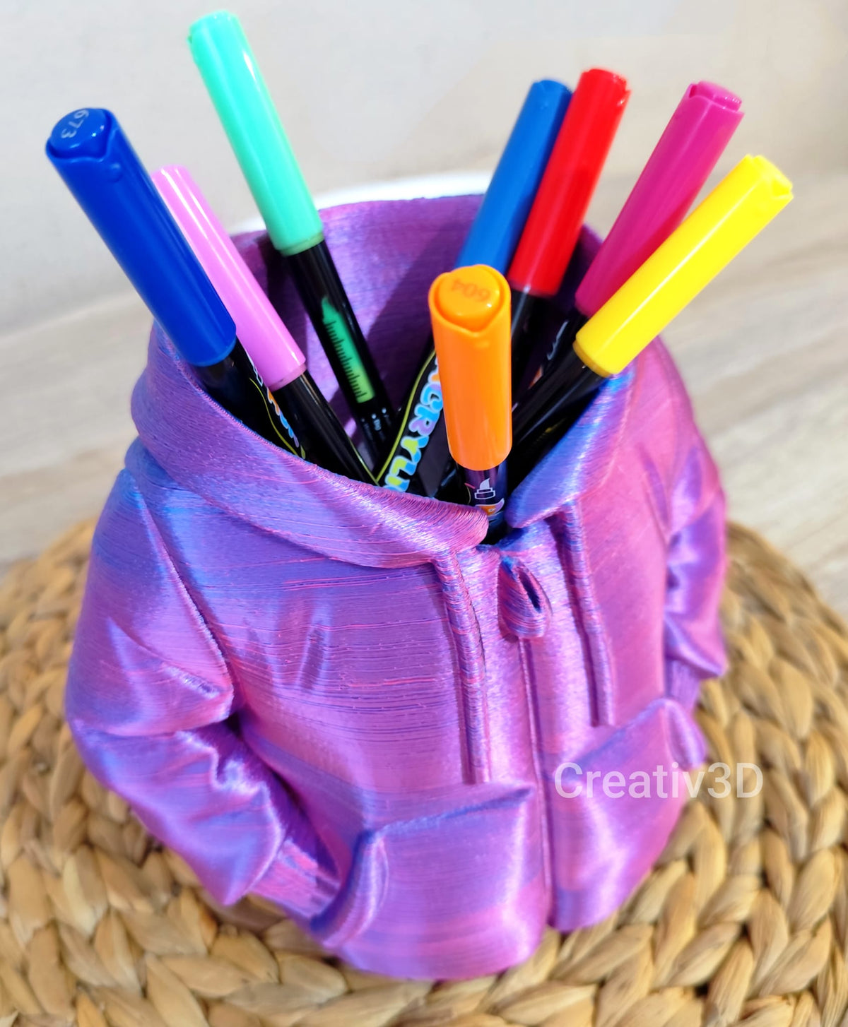 Organizador Hoodie 3D - Porta Canetas e Comandos - Creativ 3D