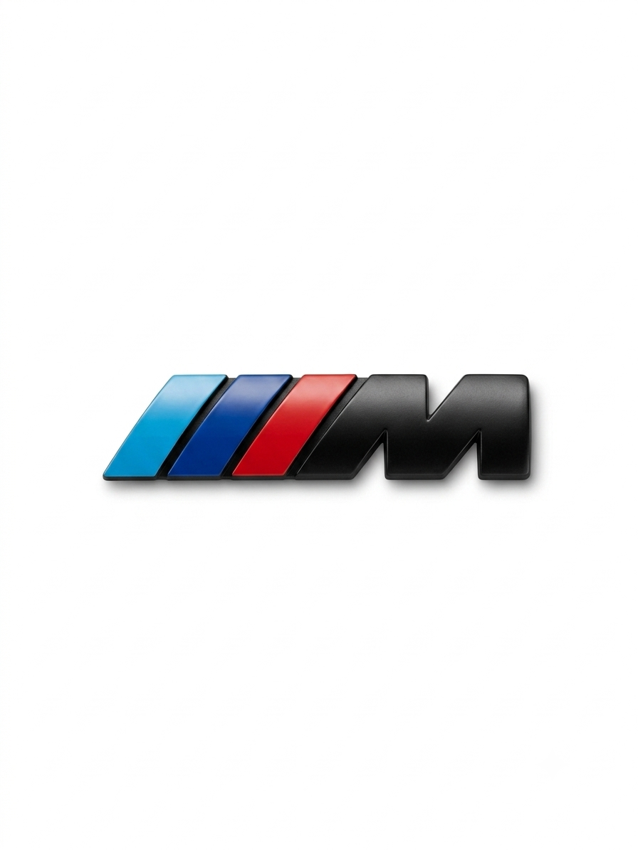 BMW ///M Badge — Emblema Traseiro | Preto Matte ou Cromado
